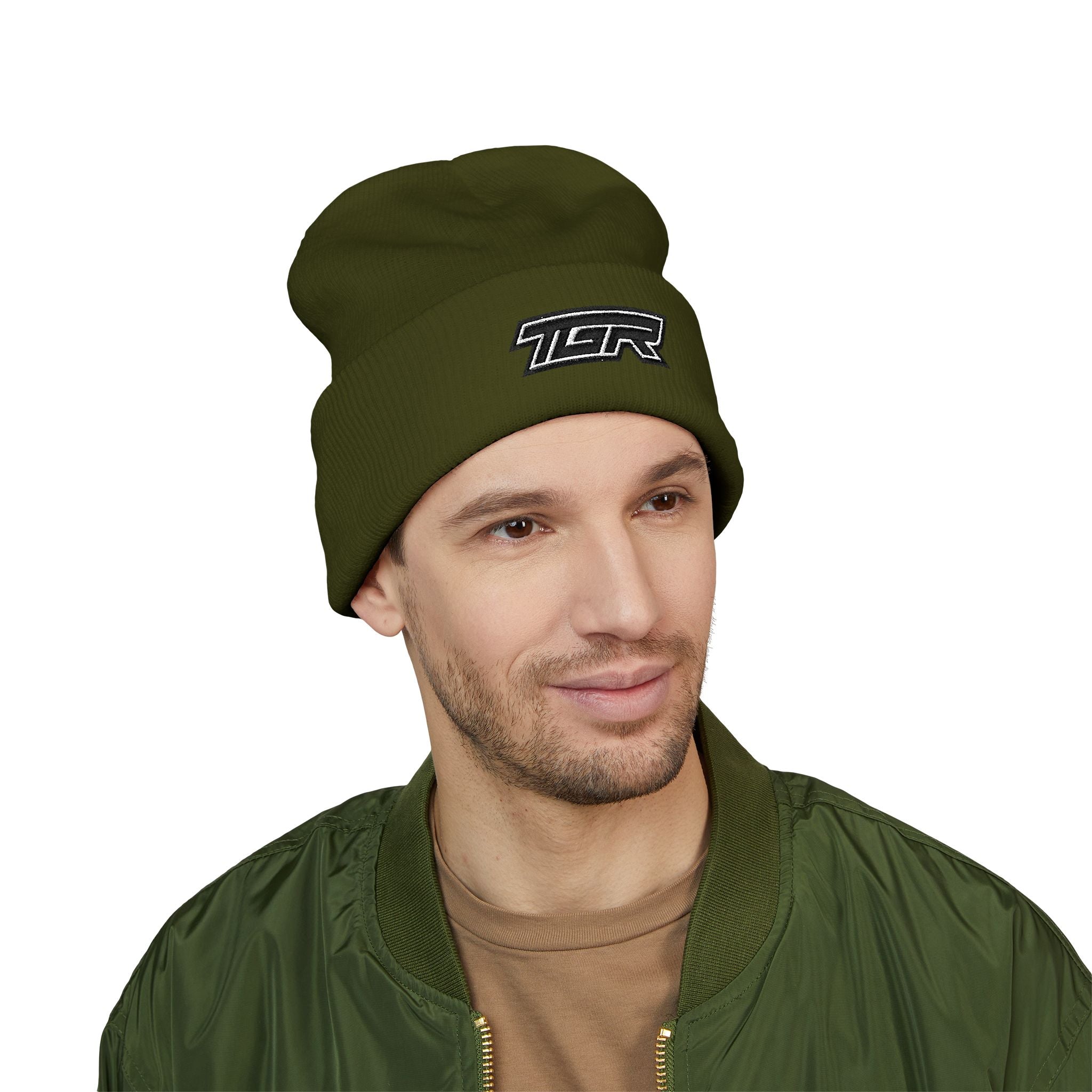 TGR Logo Cuffed Beanie — Embroidered Classic Knit Hat