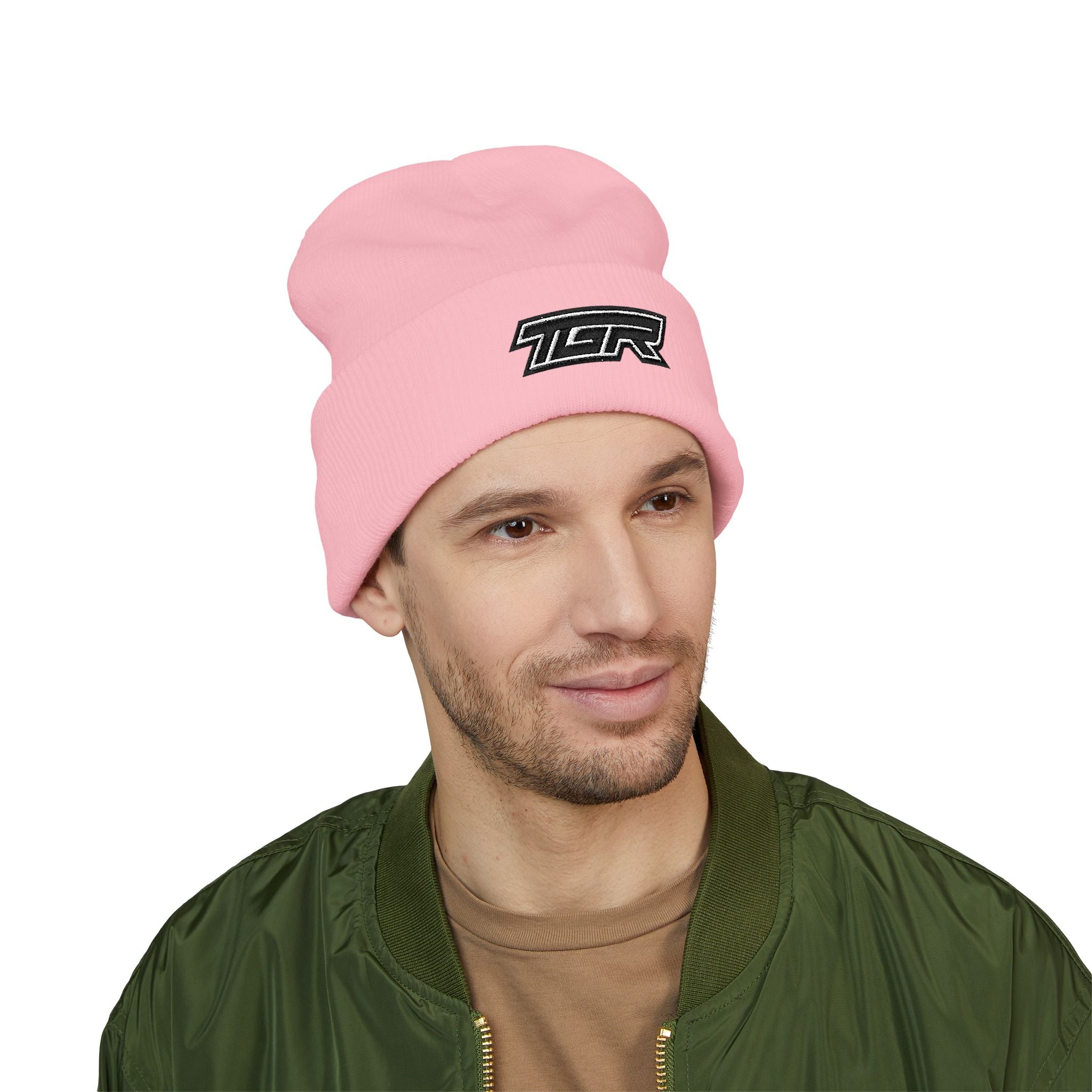TGR Logo Cuffed Beanie — Embroidered Classic Knit Hat
