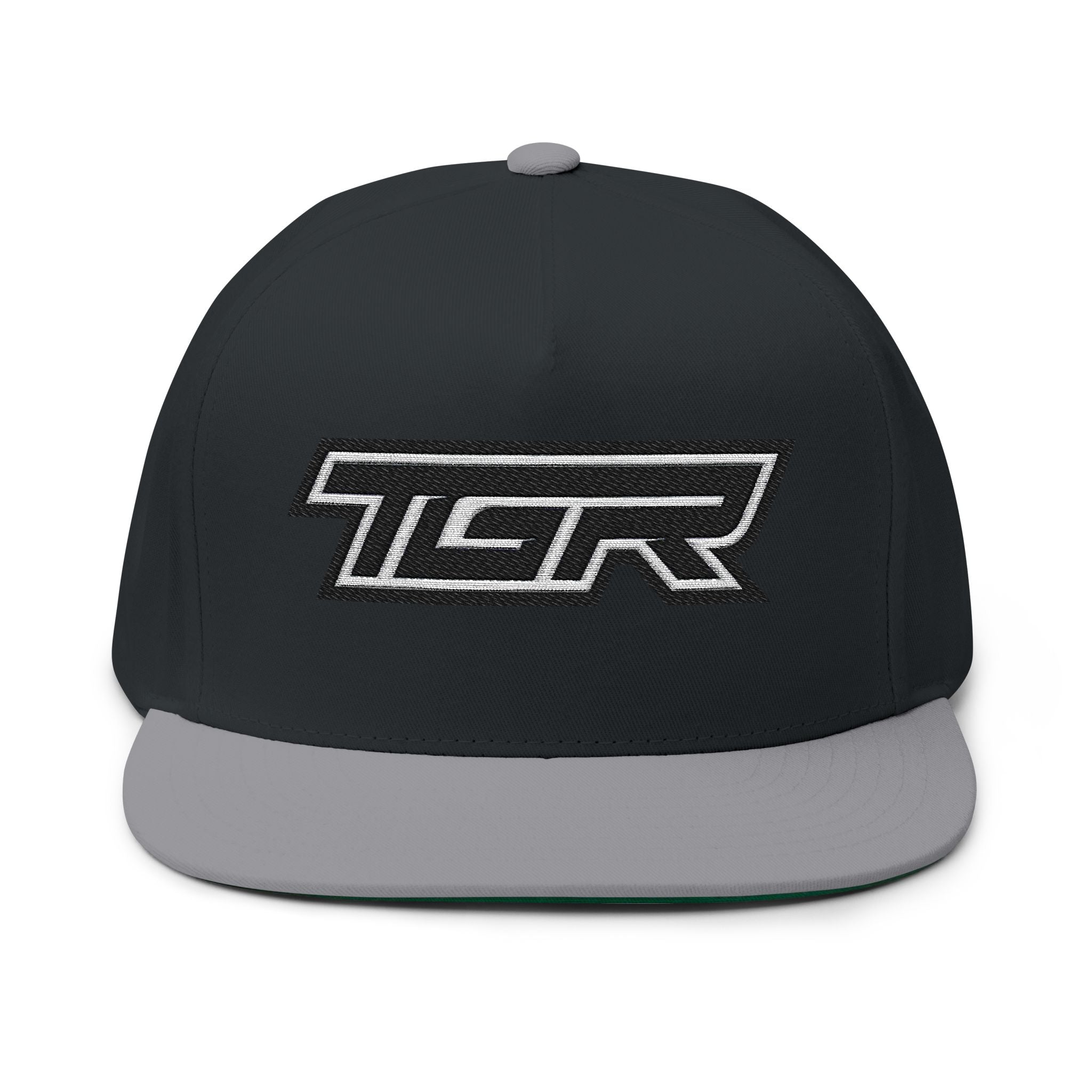 TGR Embroidered Flat Bill Cap — Vintage Racing Logo Snapback