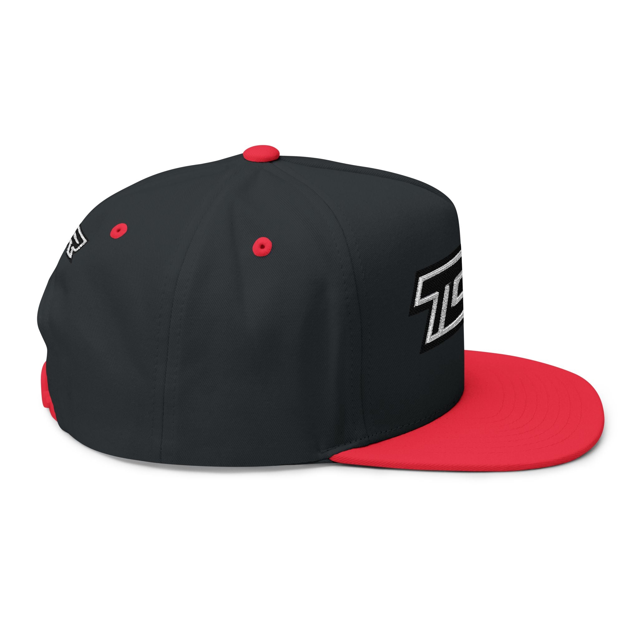 TGR Embroidered Flat Bill Cap — Vintage Racing Logo Snapback