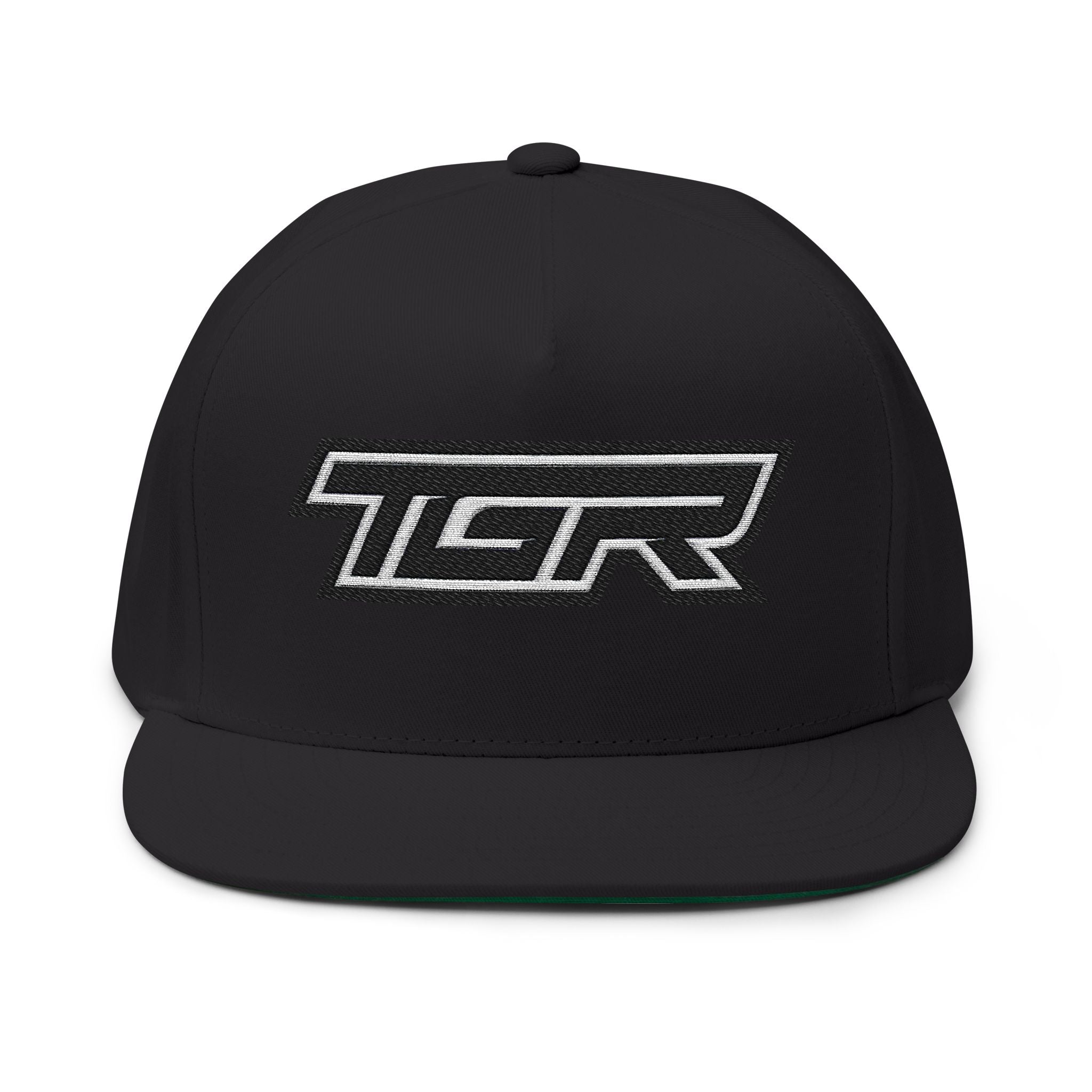 TGR Embroidered Flat Bill Cap — Vintage Racing Logo Snapback