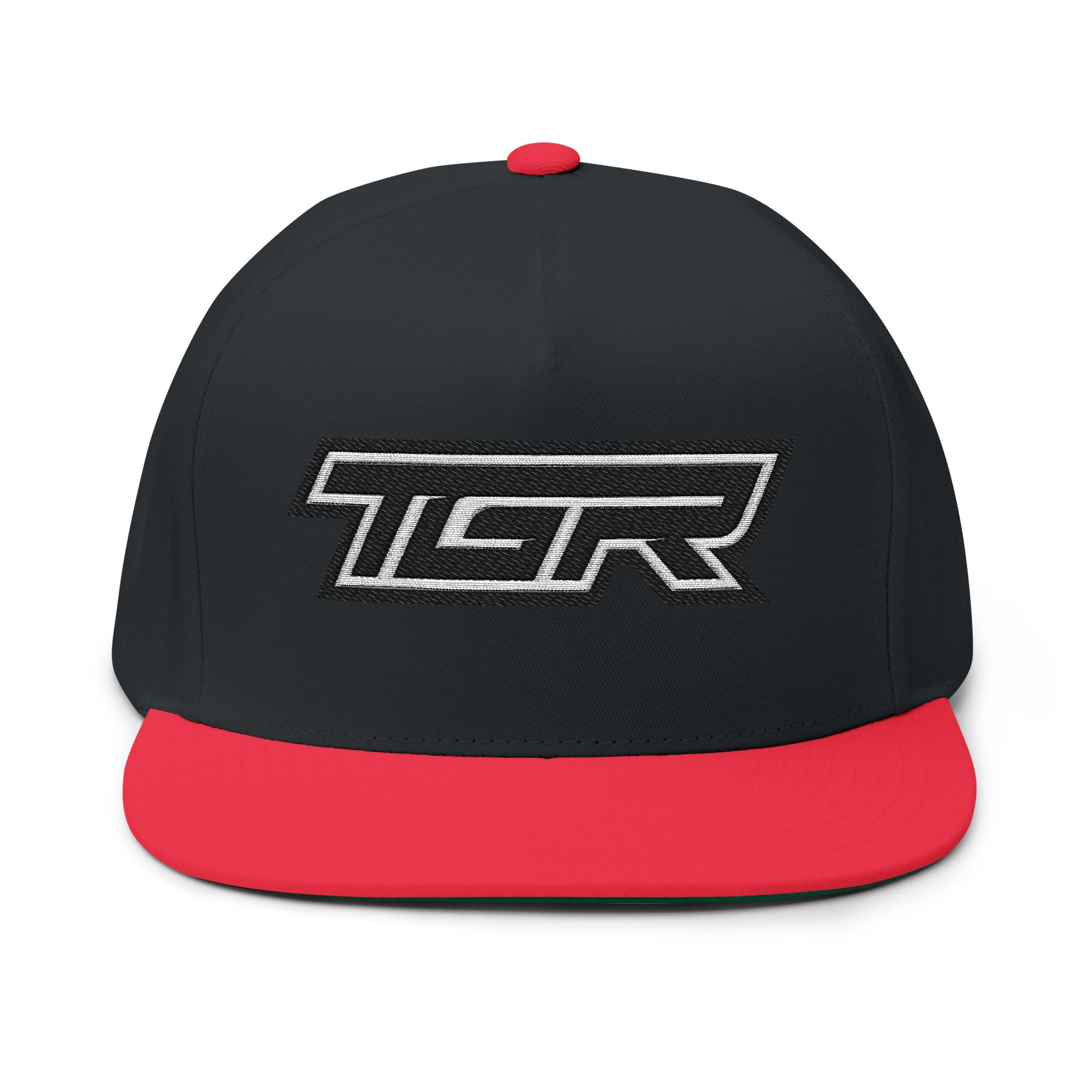 TGR Embroidered Flat Bill Cap — Vintage Racing Logo Snapback