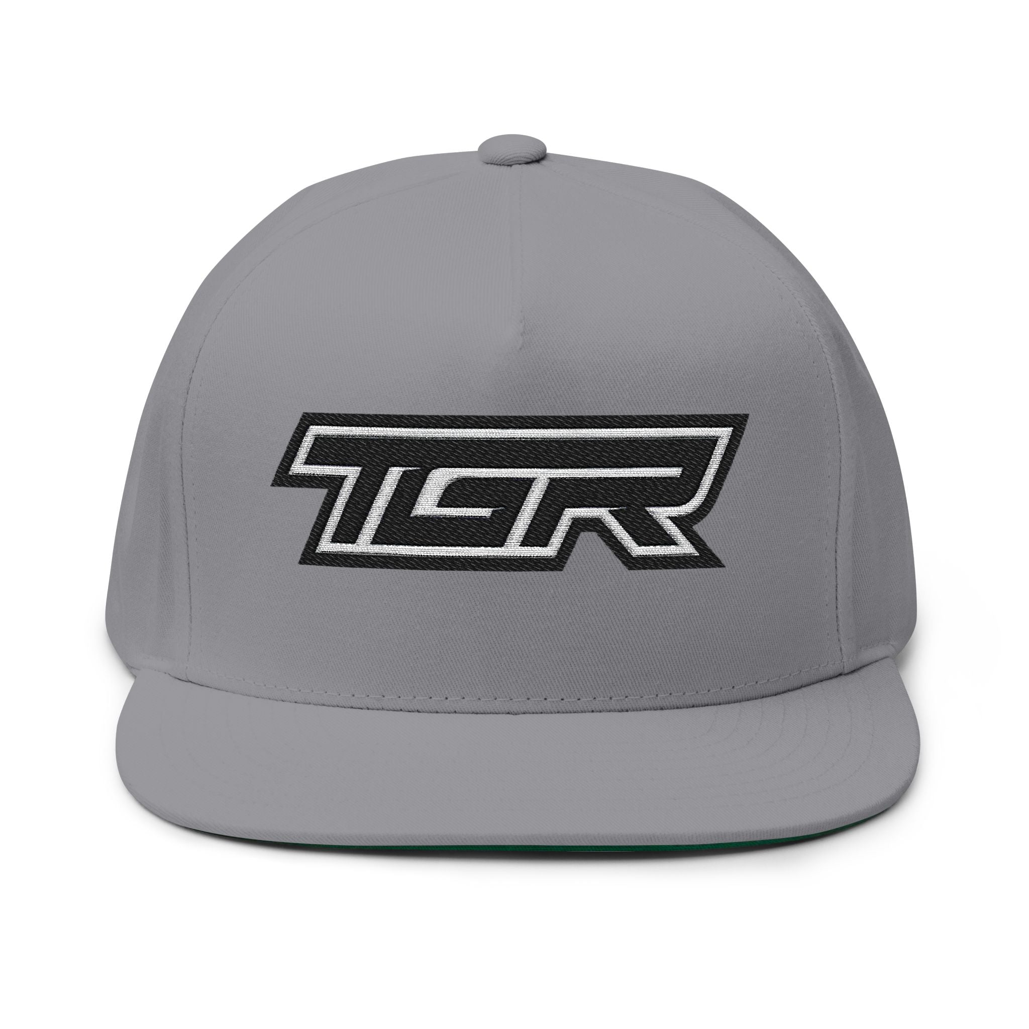 TGR Embroidered Flat Bill Cap — Vintage Racing Logo Snapback