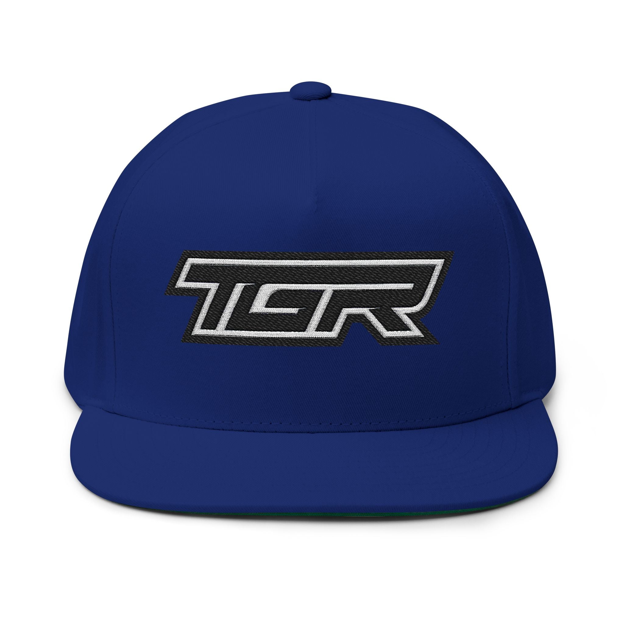 TGR Embroidered Flat Bill Cap — Vintage Racing Logo Snapback