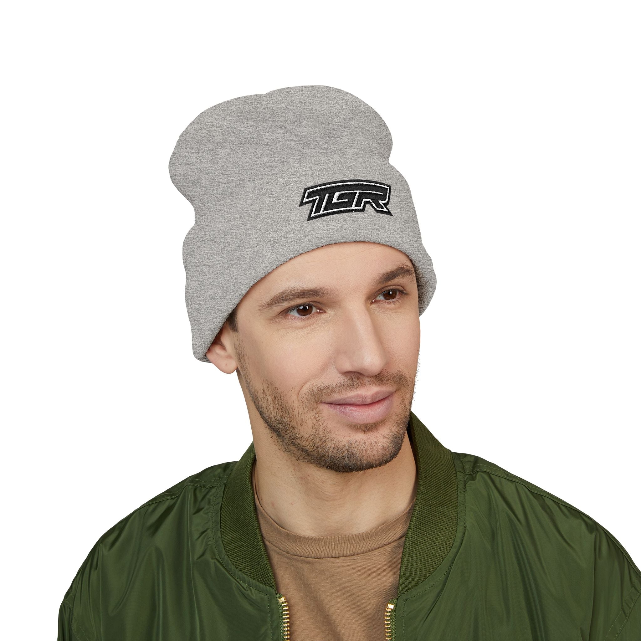 TGR Logo Cuffed Beanie — Embroidered Classic Knit Hat